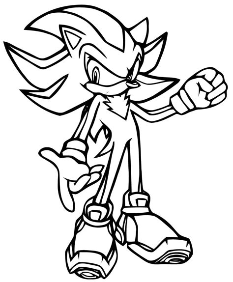 Stylized Coloring Of Sonic Sonic Kids Coloring Pages Page Page2