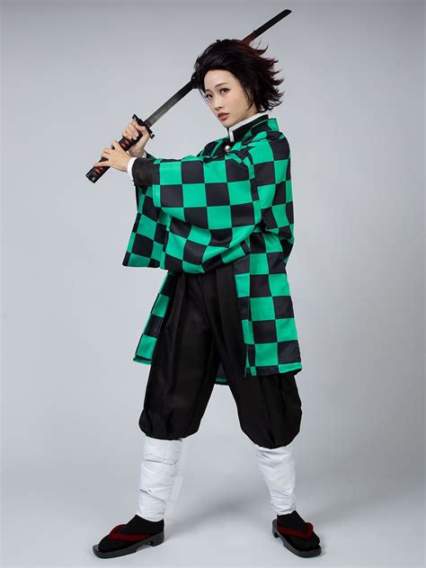Demon Slayer Kimetsu No Yaiba Kamado Tanjirou Cosplay Costume Cp05092