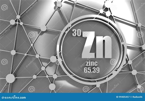 Zinc Chemical Element Stock Illustration Illustration Of Medical