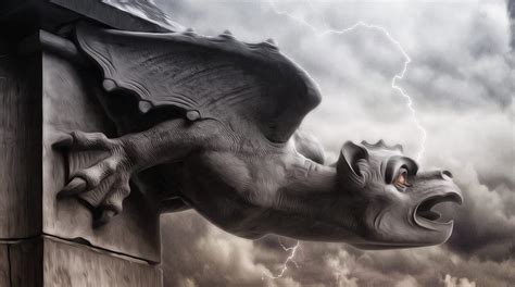 Man Reports Sighting Of Gargoyle With Little Horns On Its Head In