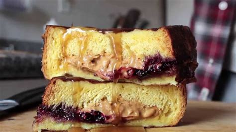 Peanut Butter And Jelly Stuffed French Toast College Cooking Recipe