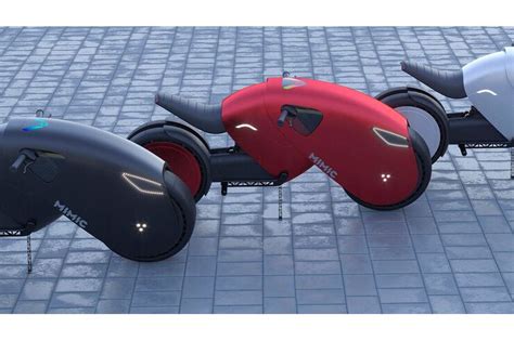 Superbike Concept Mimic Representaciones De Una Motocicleta Eléctrica