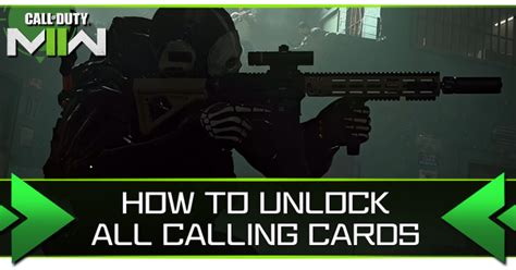 How To Unlock All Calling Cards Modern Warfare 2 Mw2｜game8