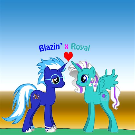 My Oc Blazin With His Marefriend With Royal Icing By Lunafan88 On