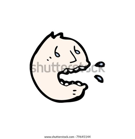 Terrified Face Cartoon Stock Vector Royalty Free 79645144 Shutterstock