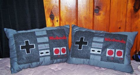 Nintendo Controller Pillows · An Applique Cushion