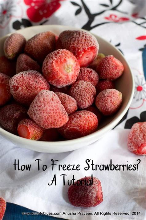 How To Freeze Strawberries