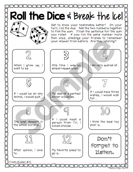 Dice Discussions Differentiated Prompts For Engaging Discussion K 3