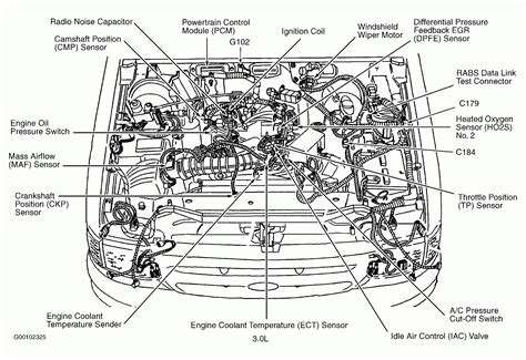 Enginepartment Diagram 2006 Escape
