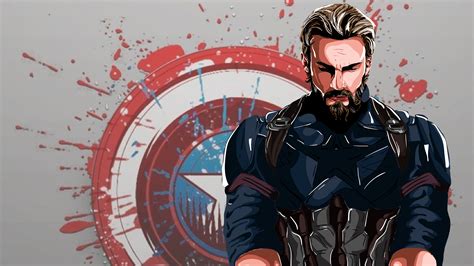 Captain America New Art 4k Wallpaper 4k