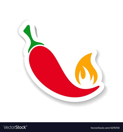 Red Hot Chili Pepper Royalty Free Vector Image
