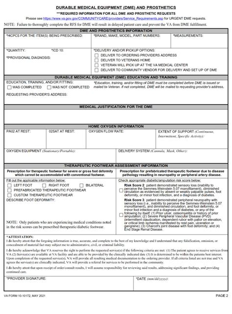 Va Form 10 10172 Community Care Provider—request For Service Va Forms