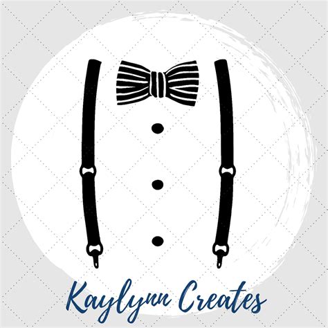 Bowtie And Suspenders Svg Tux Svg Bow Tie Cut File Svg For Etsy Denmark