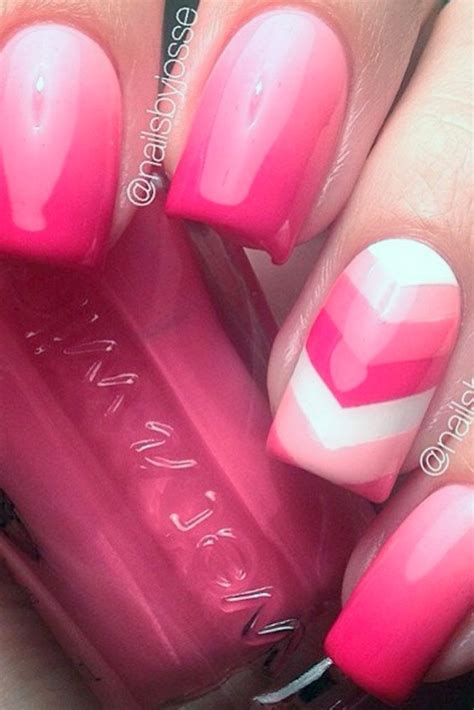 Daily Charm Over 50 Designs For Perfect Pink Nails Bright Pink Nails