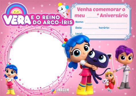 Aniversário Vera Eo Reino Do Arco Iris
