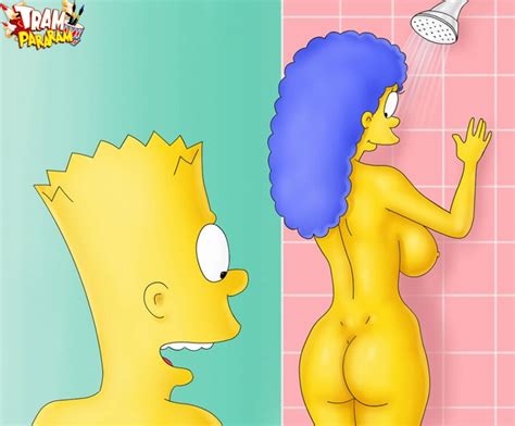 Tram Pararam Marge Simpson Taking A Steamy Shower