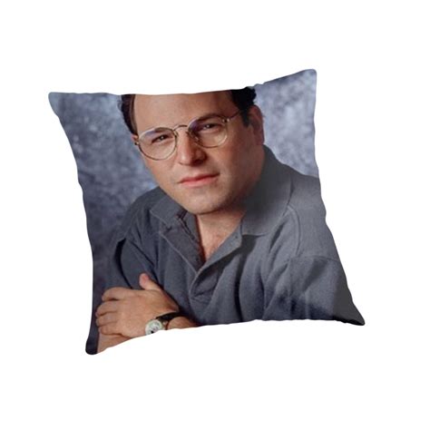 George Costanza Portrait Seinfeld Throw Pillows By Xzkane Redbubble