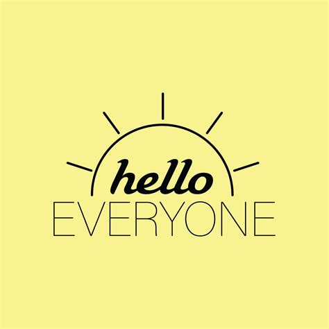 ArtStation - Hello Everyone Logo, Eli Cecil