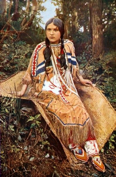 American Indians History And Photographs About The Ojibwa Indian Tale