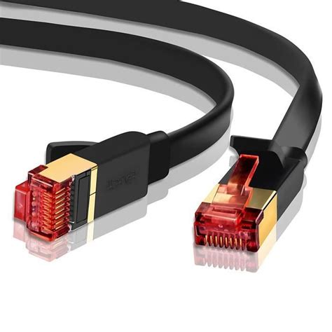 Ibra® 30m Cat7 Câble Ethernet Réseau Câble Lan Rj45 Haute