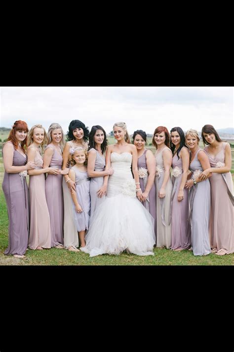 Bridesmaids Lilac Bridesmaid Dresses Summer Wedding