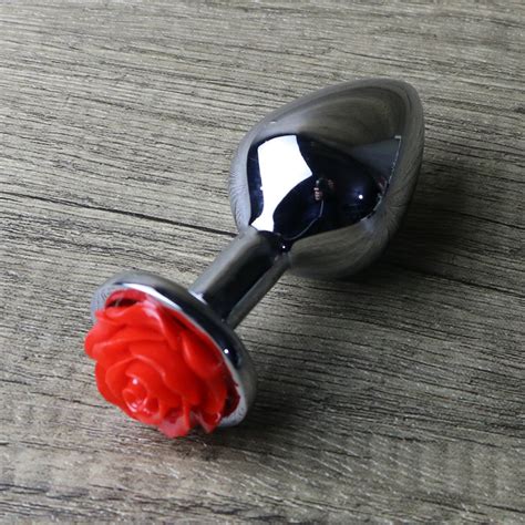 Red Rose Butt Plug S M L Adult Anal Sex Toys Etsy