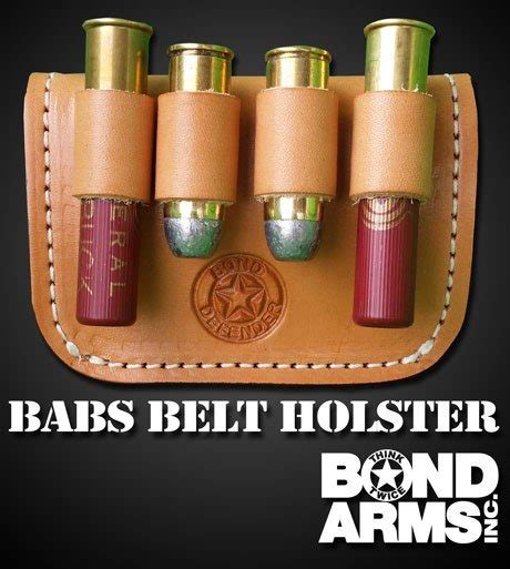 Babs Slide Shell Leather Ammo Holder Bond Arms