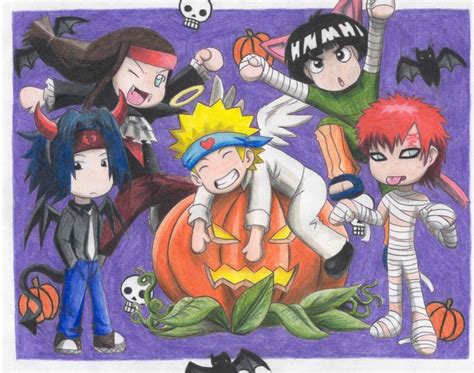 Naruto Halloween By Demonanime Bloodlust On Deviantart