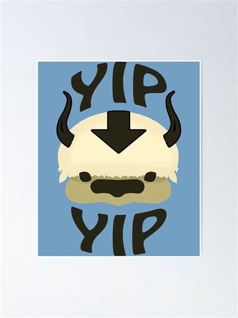 Yip Yip Appa Fitted Poster For Sale By Maxakruger Redbubble