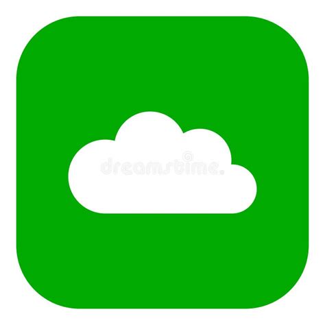 Cloud And App Icon Stock Vector Illustration Of White 236873262