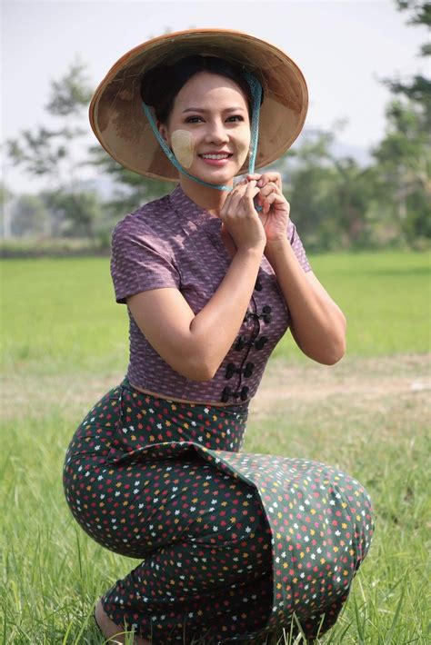 Pin On Myanmar Ladies
