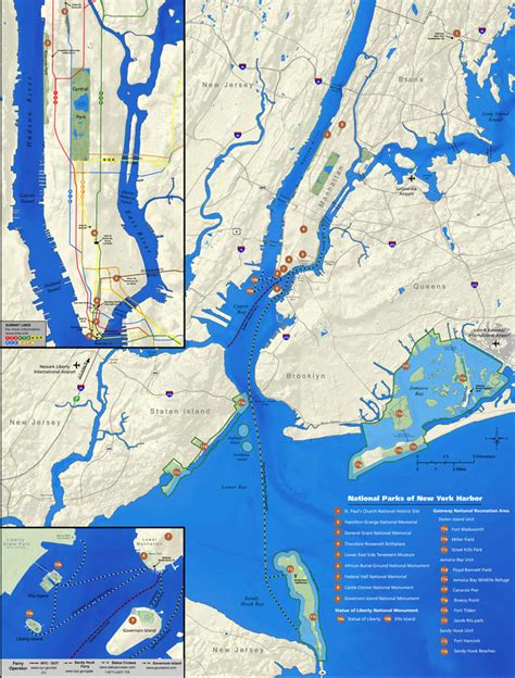 Maps National Parks Of New York Harbor Us National Park Service