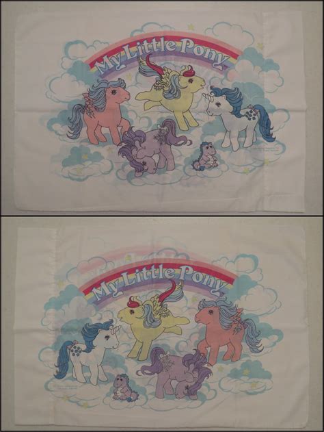 Vintage My Little Pony Standard Pillowcase