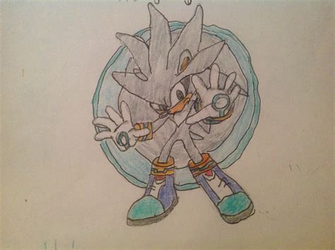 My Drawing Of Silver Silver The Hedgehog Fan Art 36214561 Fanpop