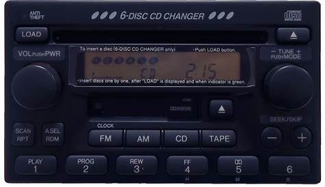 NEW HONDA CR-V CRV Radio Stereo 6 Disc Changer CD Player w/ Clock