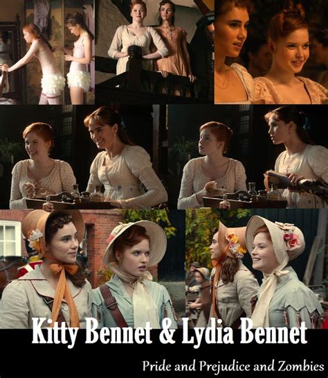 Suki Waterhouse As Kitty Bennet And Ellie Bamber As Lydia Bennet In Ppz