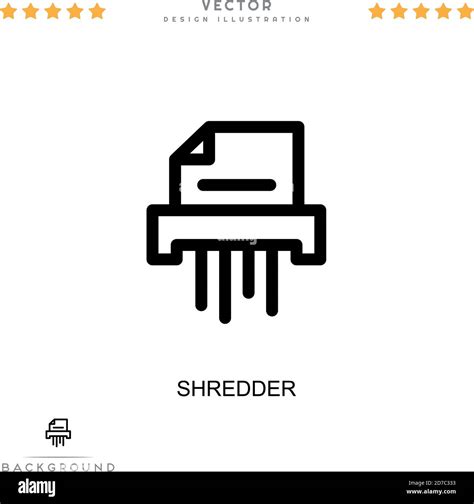 Shredder icon. Simple element from digital disruption collection. Line