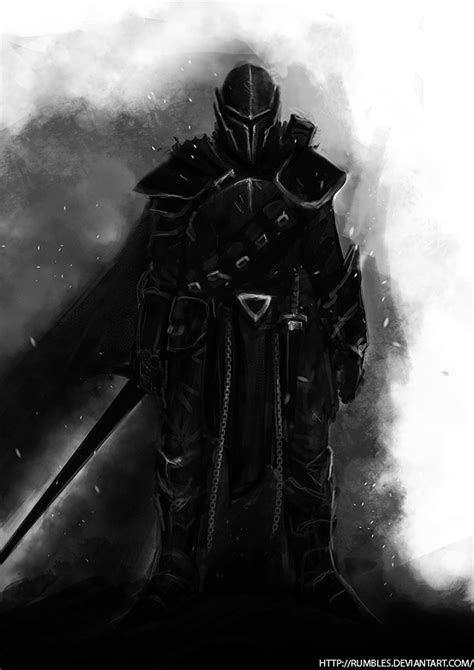 Male Anime Dark Knight Nonpareil Warrior Elite Knight Anime