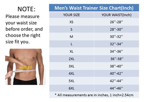 Healthy Waist Size Chart Size Guide Doyoueven To Measure Your Waist Size Circumference