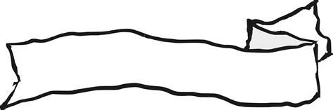 9 Hand Drawn Ribbon Banner (PNG Transparent) | OnlyGFX.com png image