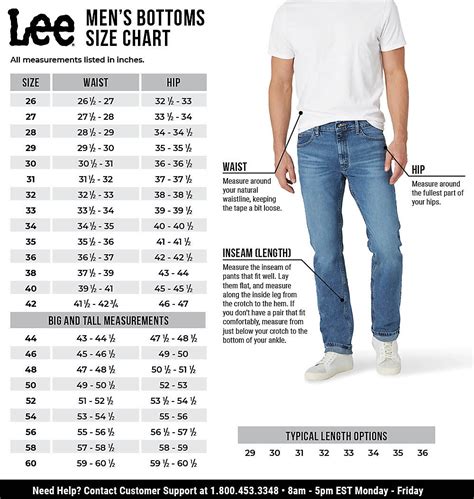 Lee Women S Jeans Size Chart