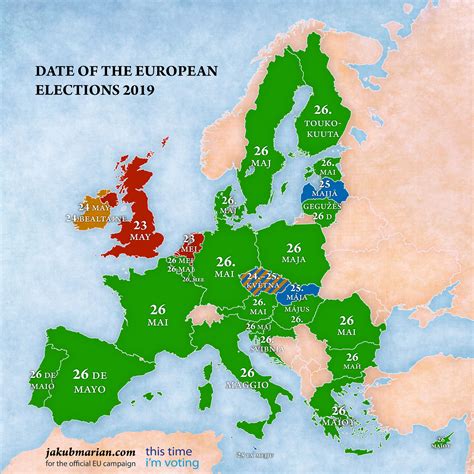 2019 European Parliament Election Date By Country