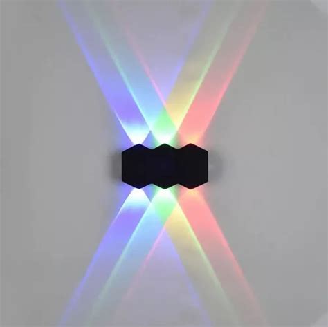 L Mpara Aplique Led Bidireccional De Pared Mayorled Rgb Bidireccional