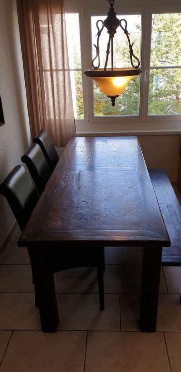 240 x 81 x 61 cm. Kare/Pfister Esstisch, Stühle & Bank kaufen auf Ricardo