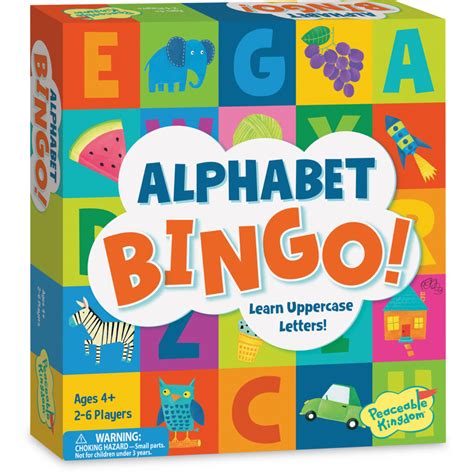 Check out these great options! The STEAM Room » Alphabet Bingo Board Game