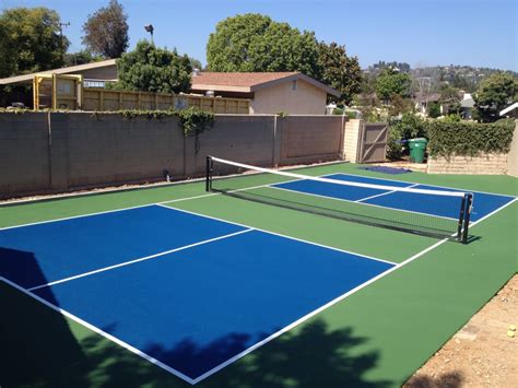 In total, tennis courts measure 78 feet x 36 feet or 2,808 square feet. Pickleball Court Paint DIY | Do It Yourself Coatings