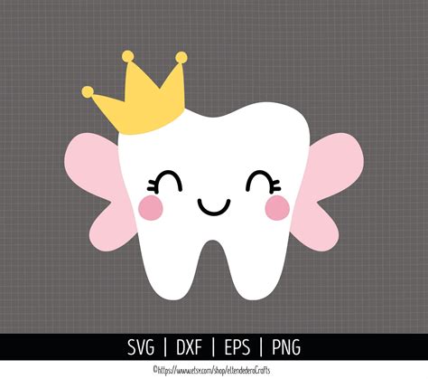 Princess Tooth Fairy Svg