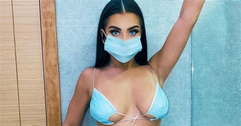 Love Island Star Slammed For Face Mask Bikini And F Covid Vaccine