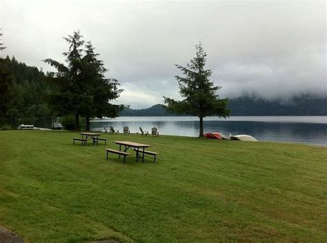 Maybe you would like to learn more about one of these? Log Cabin Resort View of Lake Crescent - Picture of Log ...