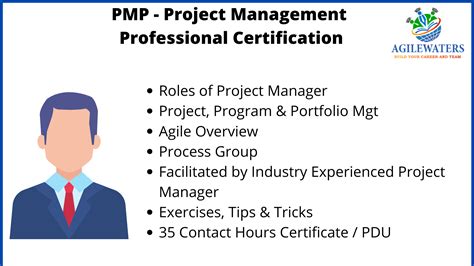 Project Management Professional Pmp Certification Training Agilewaters